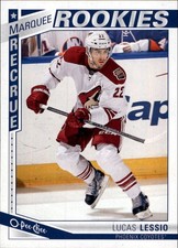 2013-14 O-Pee-Chee #619 Lucas Lessio RC Rookie Card. rookie card picture