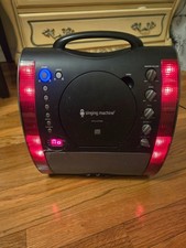 Singing Machine Classic SML-343 Portable Echo Karaoke Machine/ 2 New Microphones