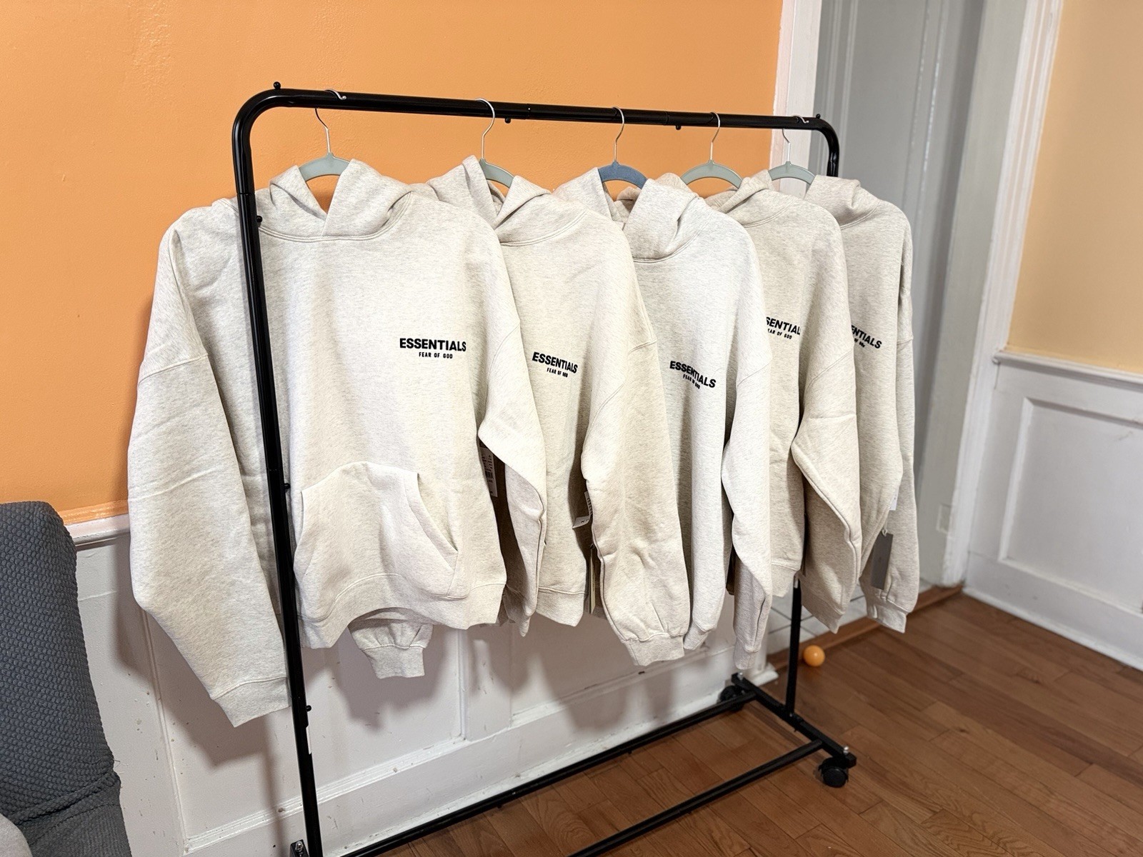 Essentials Fear of God Men's Pullover Fleece Hoodie size XL thumbnail 2