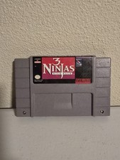 3 Ninjas Kick Back (Super Nintendo SNES) AUTHENTIC RARE TESTED AND WORKING! 