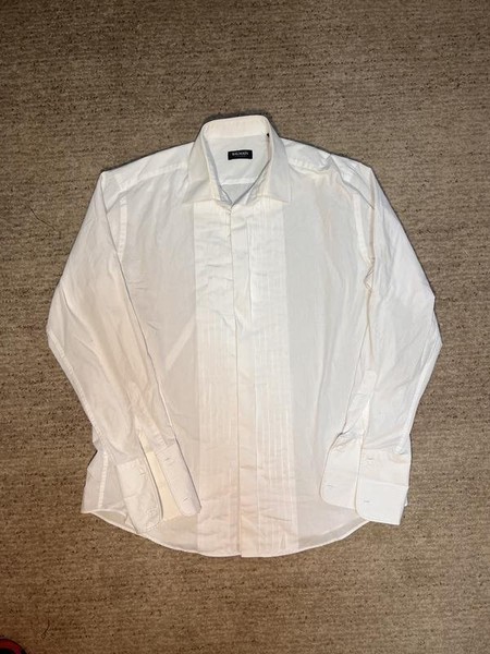Men Balmain Shirt White XL