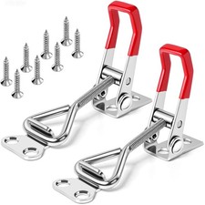 2 Pack Adjustable Toggle Latch Clamp 304 Stainless Steel Heavy Duty 330Lbs Freez