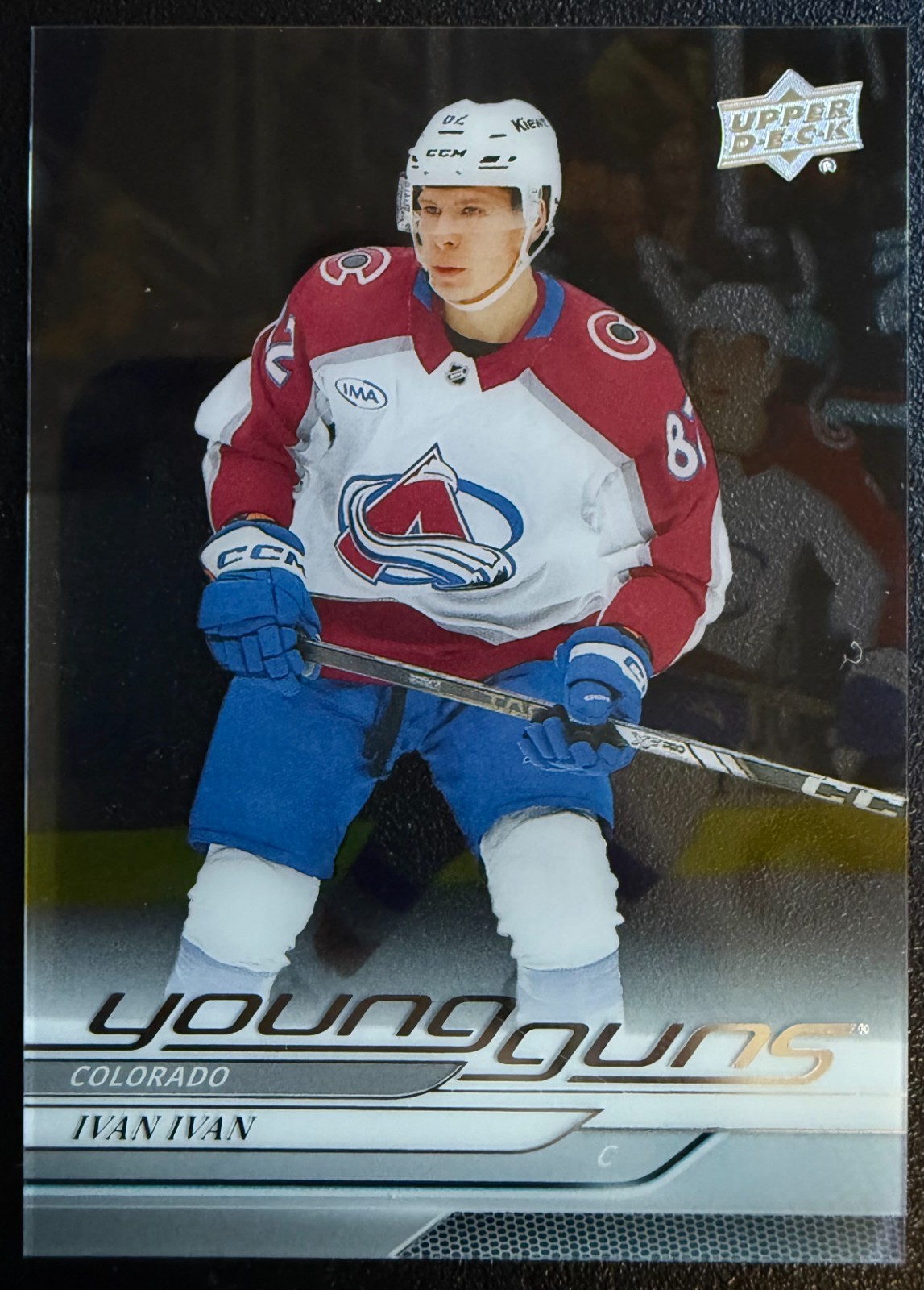 2024-25 Upper Deck 481 Ivan Ivan Young Guns Clear Cut RC