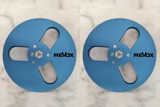 One Pair 7'' Blue Revox Tape Reel For PR-99 A77 B77 G36 Etc Tape Recorder