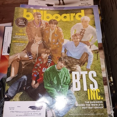 2021 AUGUST 28 BILLBOARD MAGAZINE - BTS INC. - Jin Suga J-Hope Rm Jimin V Jungko