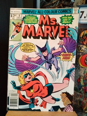 Ms Marvel Vol 1 #9 1st App Of Death bird 1977