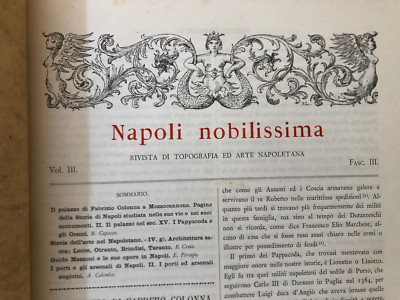 Antica rivista 1894 primi scritti di Benedetto Croce Pèrcopo Bartolomeo  Capasso