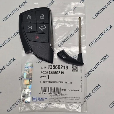 2022-2025 GMC Sierra 1500 Keyless Remote Key Fob Transmitter GM 13560219 OEM - Image 1 of 3