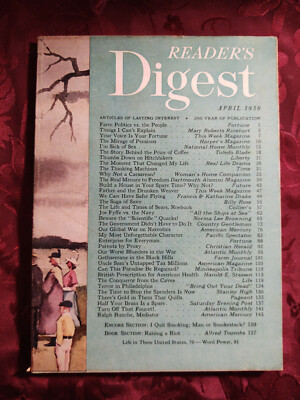 #ad Readers Digest April 1950 Peter F Drucker Mary Roberts Rinehart Stanley High $6.03