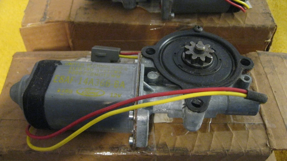 Juego de motor ventana trasera Lincoln Continental genuino Ford reconstruido 1986-1995 Foto 2 de 4