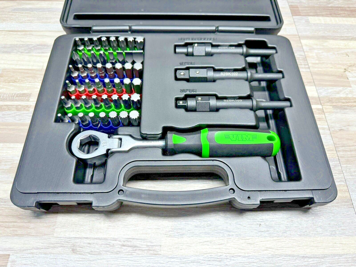 VIM Tools 52pc Shake 2 Break Set .401 Shank w/ 5/16 Hex Impact