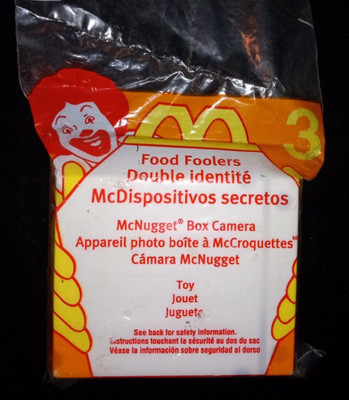 McDonalds Happy Meal Toy Food Foolers #3 McNuggets Box Camera 1999 new Free Ship