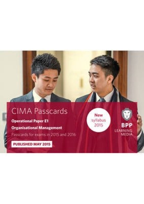 CIMA E1 Organisationsmanagement: Passkarten von BPP Lernmedien