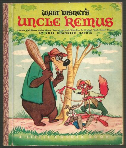 Vintage Disney Little Golden Book UNCLE REMUS Song of the South TAR BABY - 第 1/1 張圖片