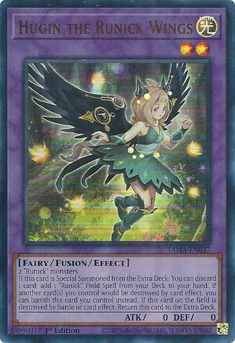 YUGIOH: 42 Card Runick Deck core MP23 Tip Fountain Hugin NM IN
