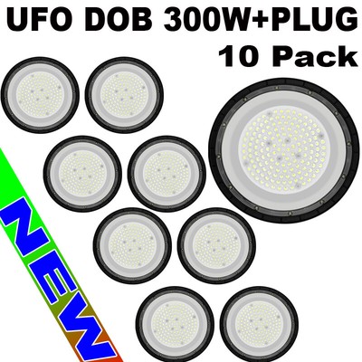 10Pc 300 w DOB led COMMERCIAL BAY LIGHTS Warehouse Commercial Light Fixtures 