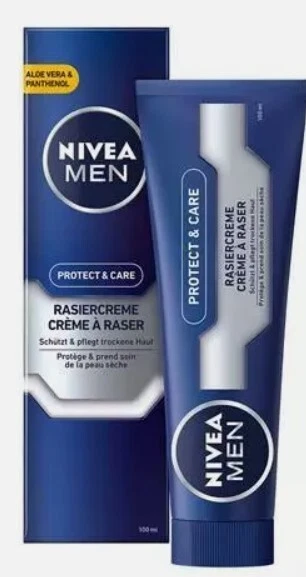 Nivea Men shaving cream w aloe vera & panthenol For a close shave 100 ml