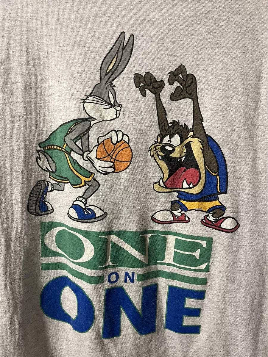 Men's Vintage Acme Clothing Co 1991 XL One On One Looney Tunes T Shirt