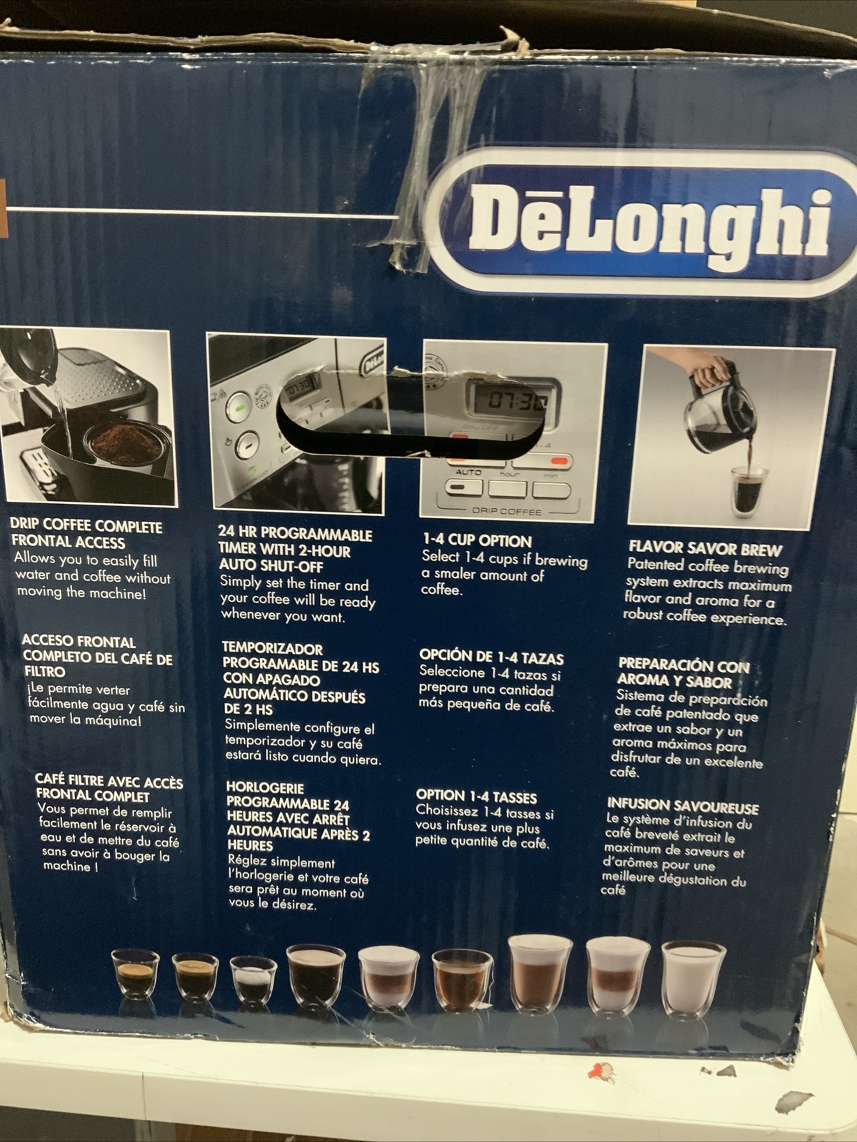 ☕️ De'Longhi Combination Espresso/Coffee Machine,Stainless Steel BCO430