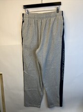 Vintage Tommy Hilfiger Sweatpants Adult Large Gray Stripe 90s VTG Pocket Men A14