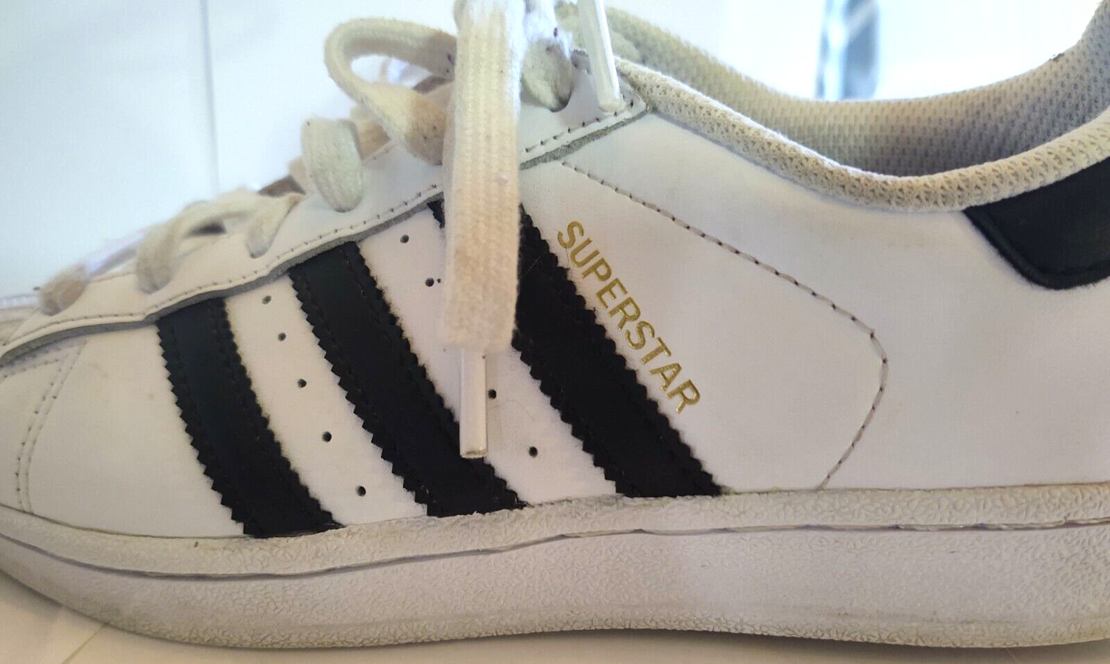 Adidas Superstar J FU7712 (C77154)Youth Kids Unisex Sz 4 White/Black Stripes image 10