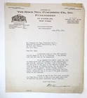 1924 Horace Swetland Condolence Letter Typed Signed from The Spice Mill Pub. Co.