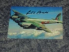 COLIN BELL- WW2 BOMBER PILOT  - POSTCARD  PHOTO SIGNED-  (2) CHOICE OF 2