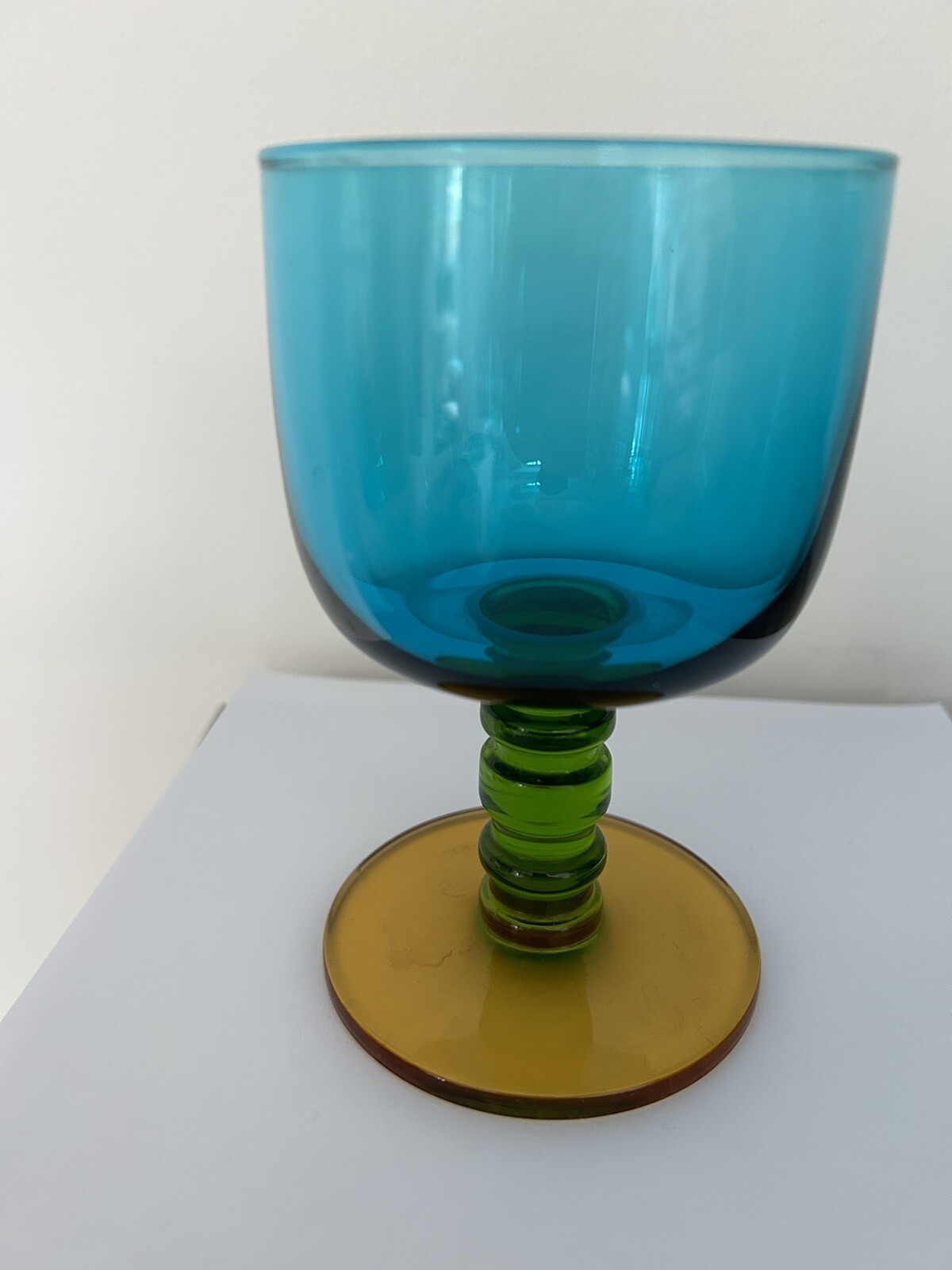 4 Marimekko Sukat Coloured Wine Glasses eBay