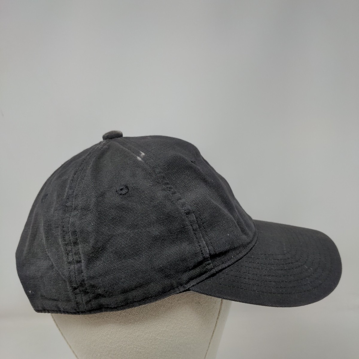 Genuine Dickies Snapback Hat Black One Size Adjustable Solid 6 Panel View 4