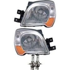 Scheinwerfer Set für Kia SPORTAGE JE 09.04- H4 mit Motor inkl. OSRAM