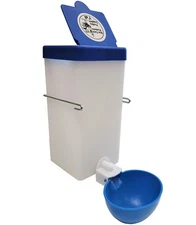 1L 33.8oz AUTO FILL BABY CHICK CUP QUAIL DRINKER BOTTLE CAGE CHICKEN WATERER 1QT