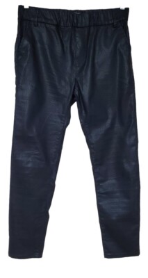 Bevy Flog Dafna Pants Black Stripe Pull On  Size 30