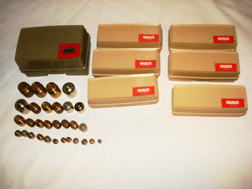Ohaus Sto-A-Weigh Scale Weight Sets & Loose Weights Calibration / Balance Sets