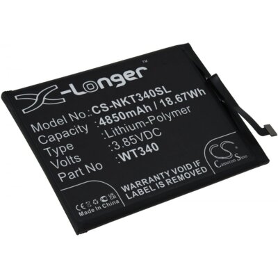 Akku für Handy, Smartphone Nokia G10, G20 3,85V 4850mAh/19Wh Li-Polymer Schwarz