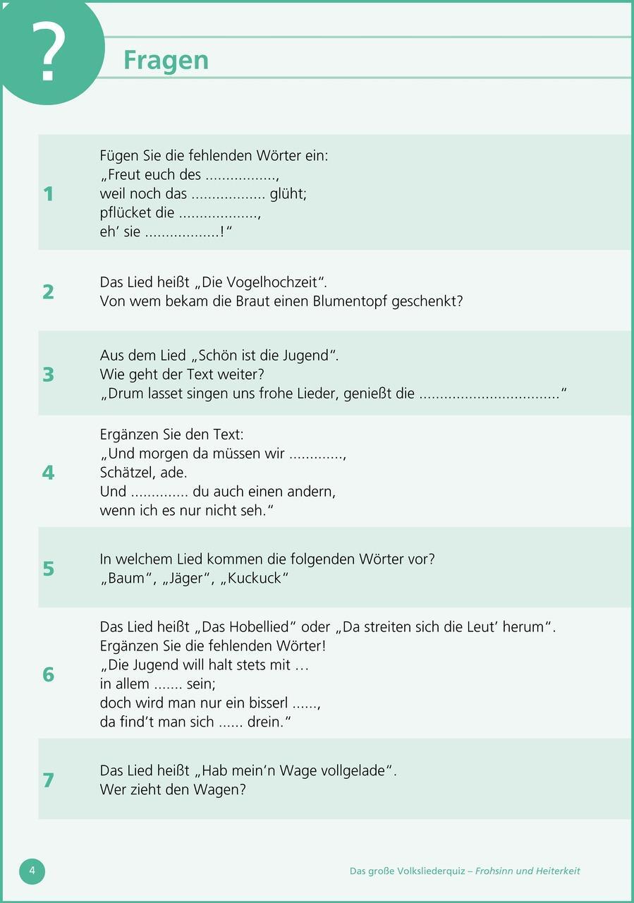 Thumbnail - Frohsinn Und Heiterkeit ... Raten Und Singen Karl Mangei