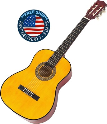 Guitarras Acusticas Para Niños Baratas 34 Pulgadas Con Kit De Accesorios TOP