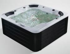 MINIPISCINA IDROMASSAGGIO ESTERNO 200X200 DA 6 POSTI RISCALDATA OZONO BLUETOOTH 