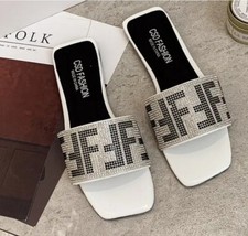 Damen Flach Sandalen 