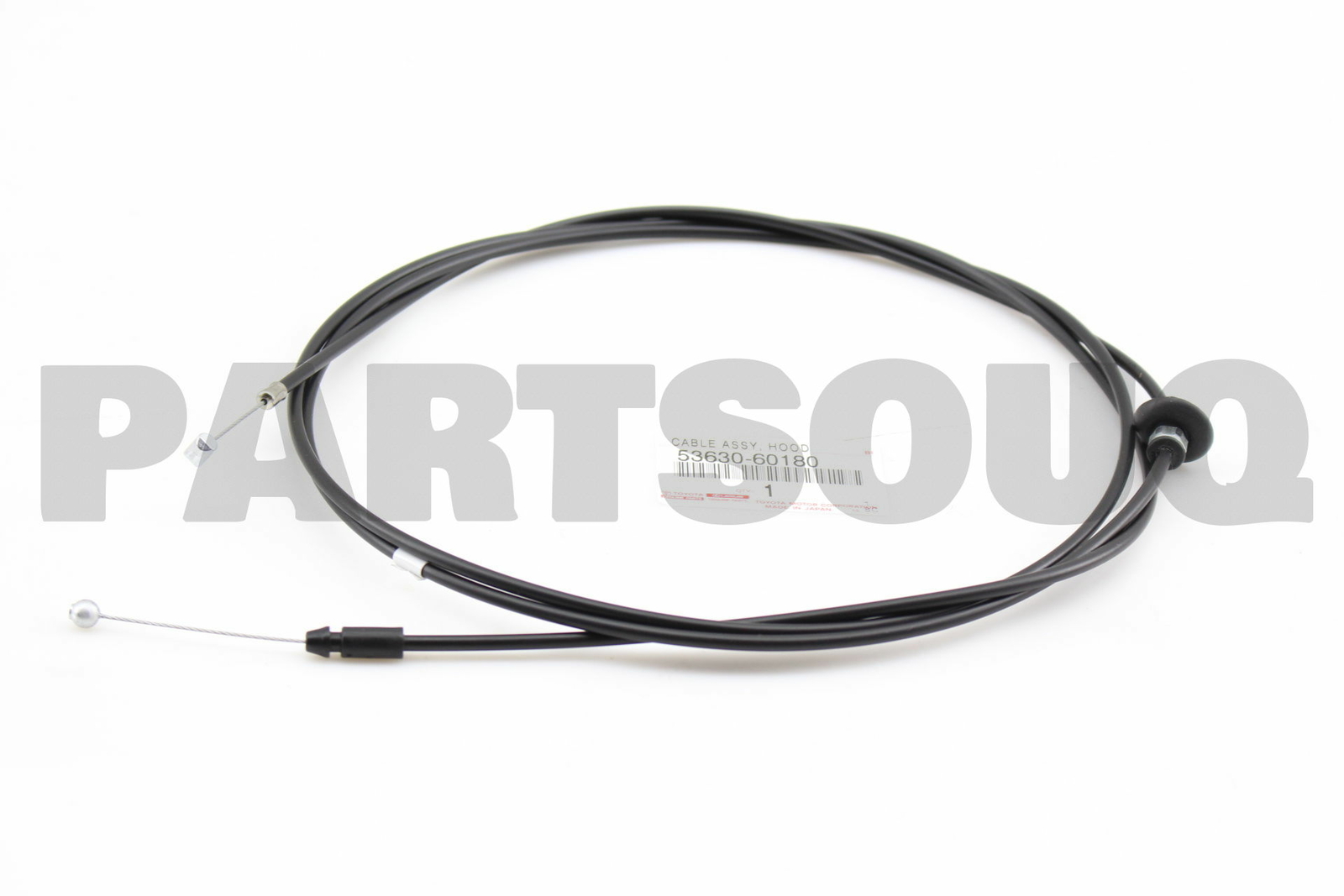 5363060180 Genuine Toyota CABLE ASSY, HOOD LOCK CONTROL 53630 