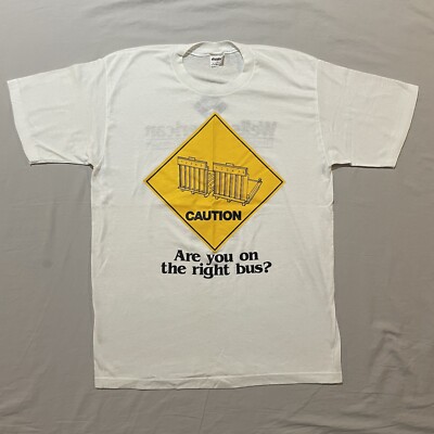 VTG 90s Computer Tech Shirt Mens L Wells American Compustar