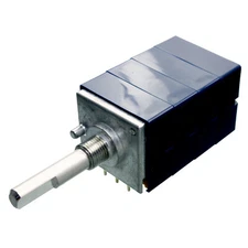 ALPS 10K quad-unit 4-gang Potentiometer log volume audio taper pot  RK27 RK27114