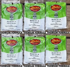 PEERLESS 24-A MANTLES 6 PACKS OF 2 (12 MANTLES) ORIGINAL FORMULA TYPE #999 STYLE