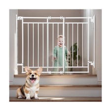 COMOMY 27.5-43" Baby Gate No Bottom Bar for Stairs and Doorways, 2-... Fast Ship