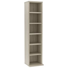 CD Cabinet Storage Oraniser Shelf Cabinet Display Shelf Engineered Wood vidaXL
