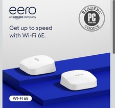 eero Pro 6E Tri-Band AXE5400 Wi-Fi 6E Router Mesh System - White 2-Pack 
