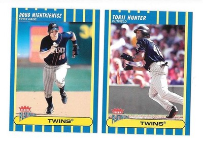 2003 Fleer Platinum - MINNESOTA TWINS Team Set