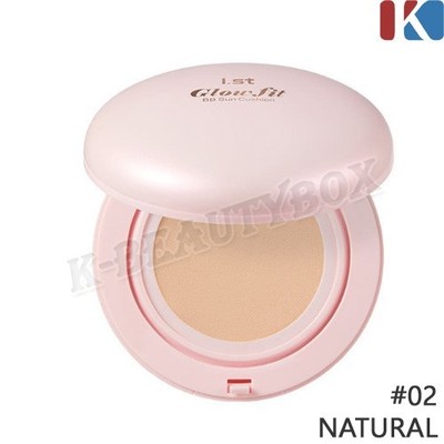 I.ST Glow Fit BB Sun Cushion 12g #02 Natural SPF50+ PA++++ Radiance Glow Cushion