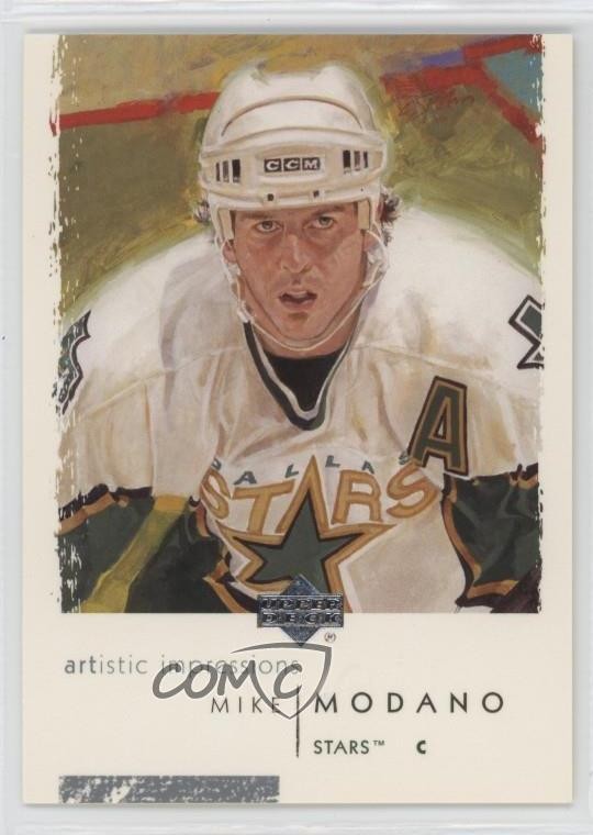 2002-03 Upper Deck Artistic Impressions Mike Modano #30 HOF n1u
