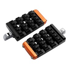 for Harley Touring Sportster Softail Dyna Motorcycle Foot Pegs Footrest Black 1