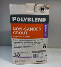 Polyblend Grout 3 Non Sanded Oyster Gray 386 10 lb 1/8" Custom Building Products